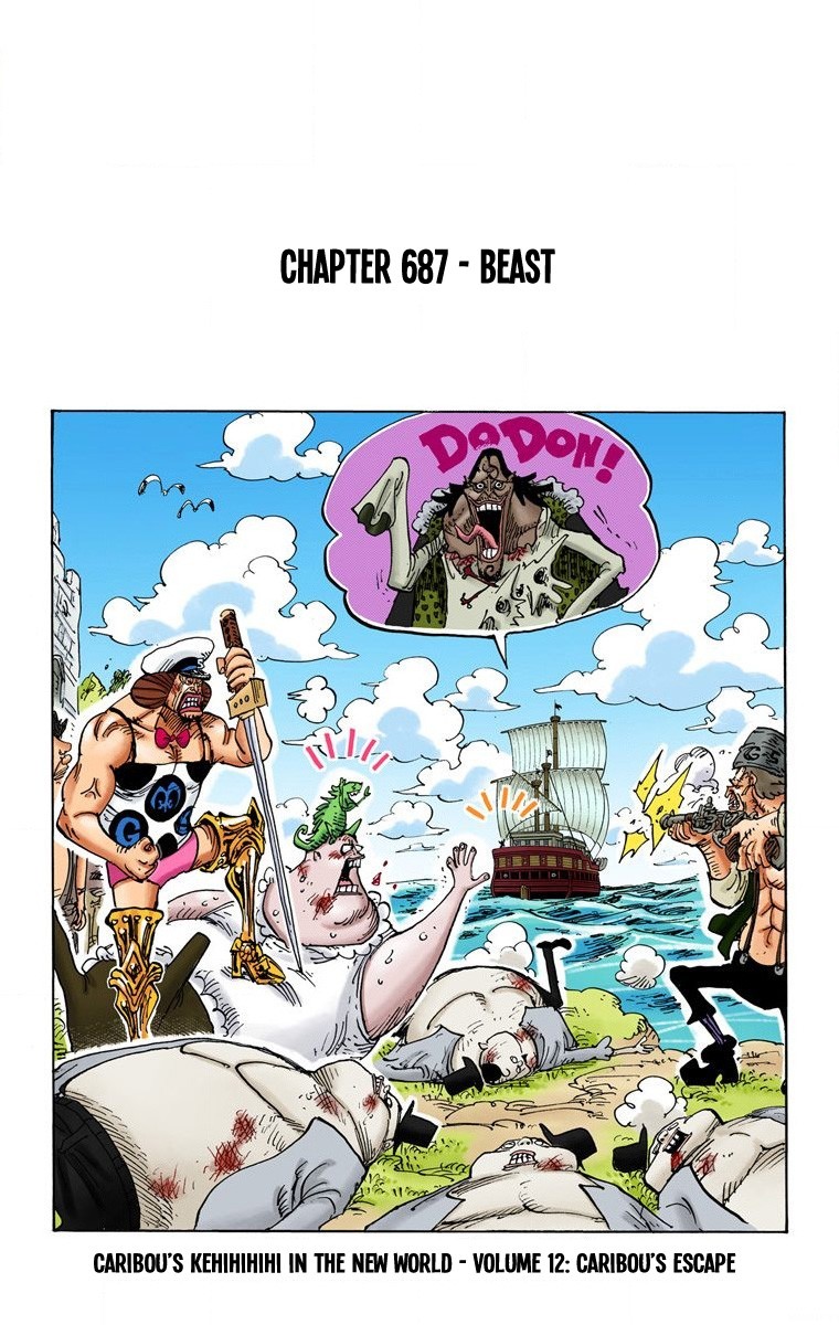 One Piece Digital Colored Chapter 687 image 02